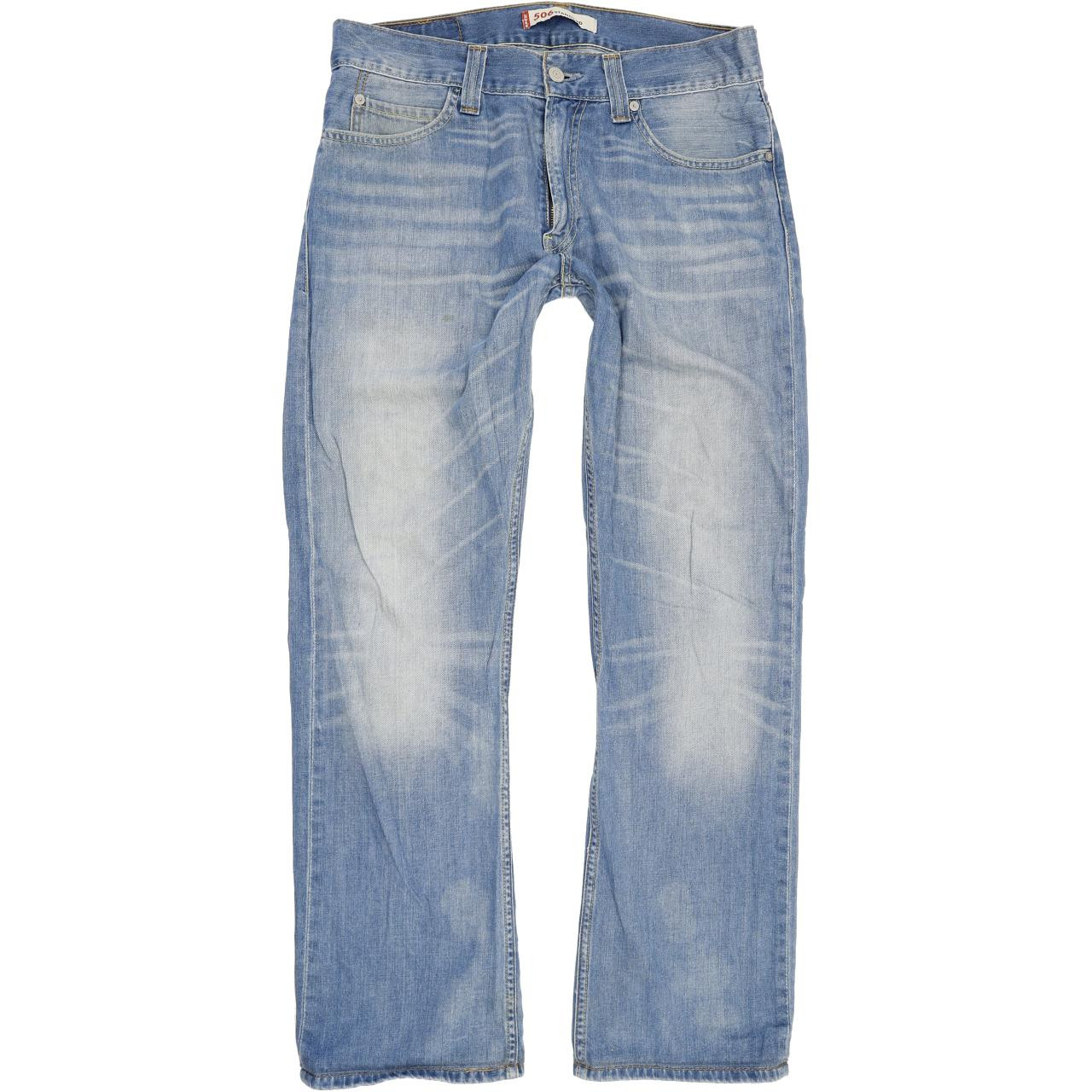 Levi's 506 Men Blue Straight Regular Jeans W32 L32 | Fabb Fashion