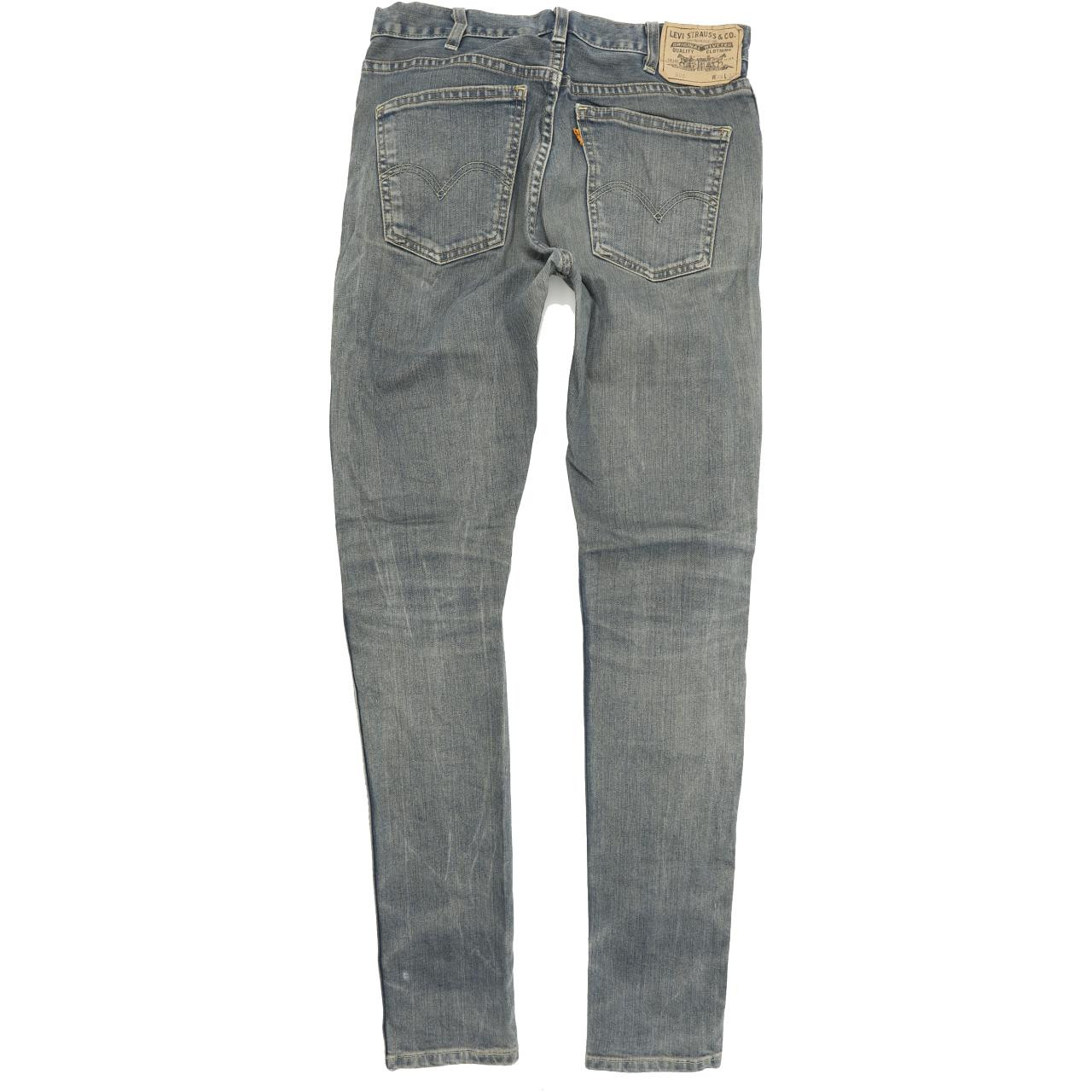Levi's 606 Women Blue Skinny Slim Stretch Jeans W28 L32 | Fabb Fashion