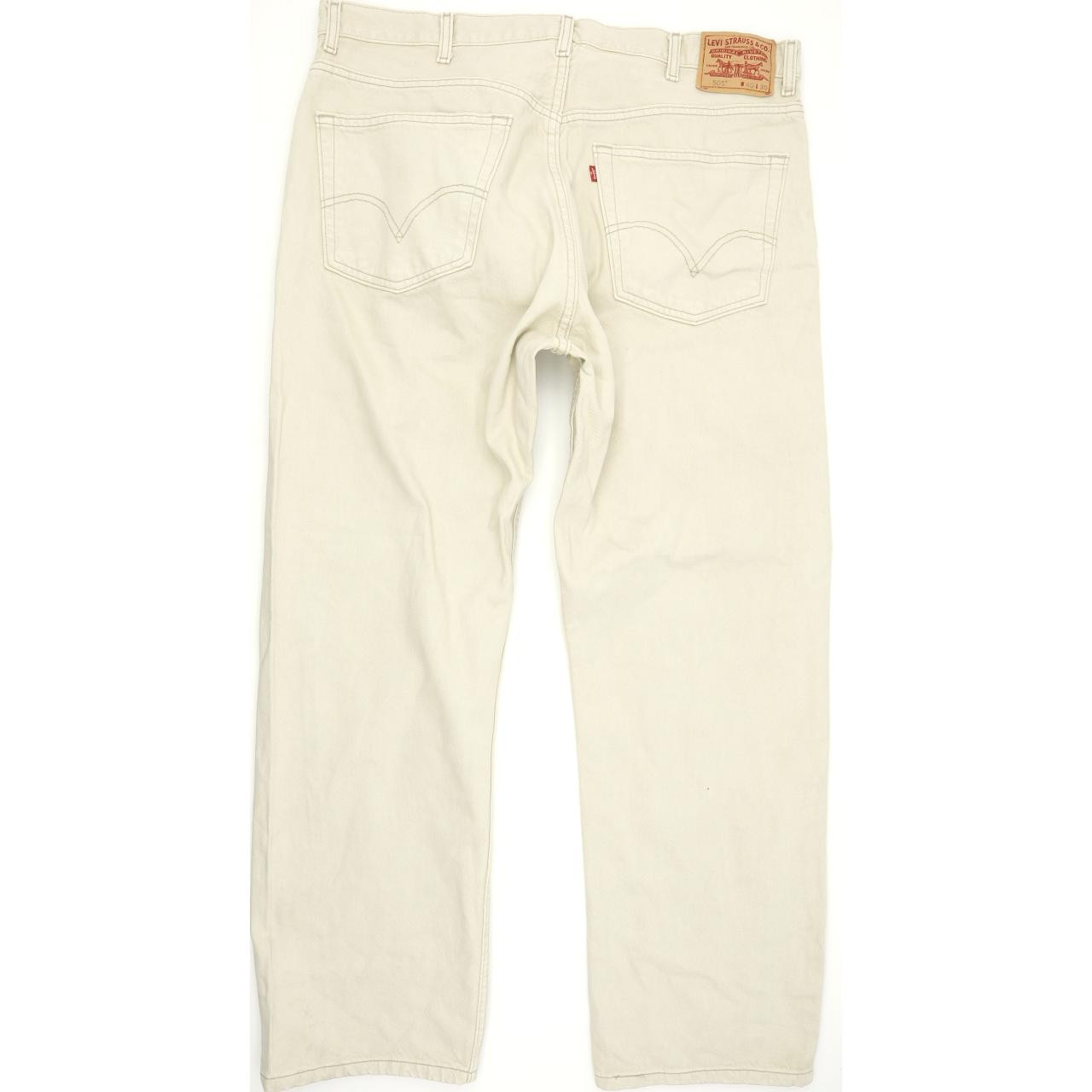 Levi's 505 Men Beige Straight Regular Jeans W40 L30 | Fabb Fashion
