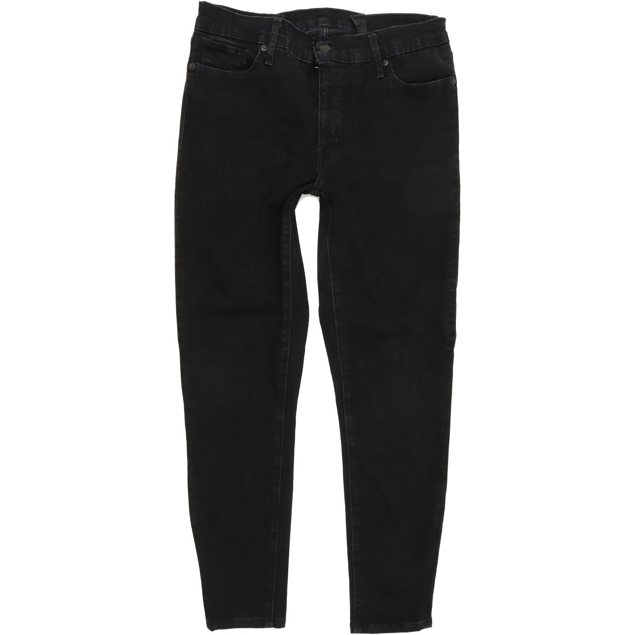 Levi's Men Black Skinny Slim Stretch Jeans W30 L28 (68457)