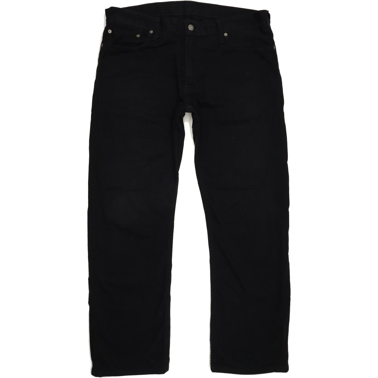 Levi's 514 Men Black Straight Slim Jeans W37 L30 | Fabb Fashion