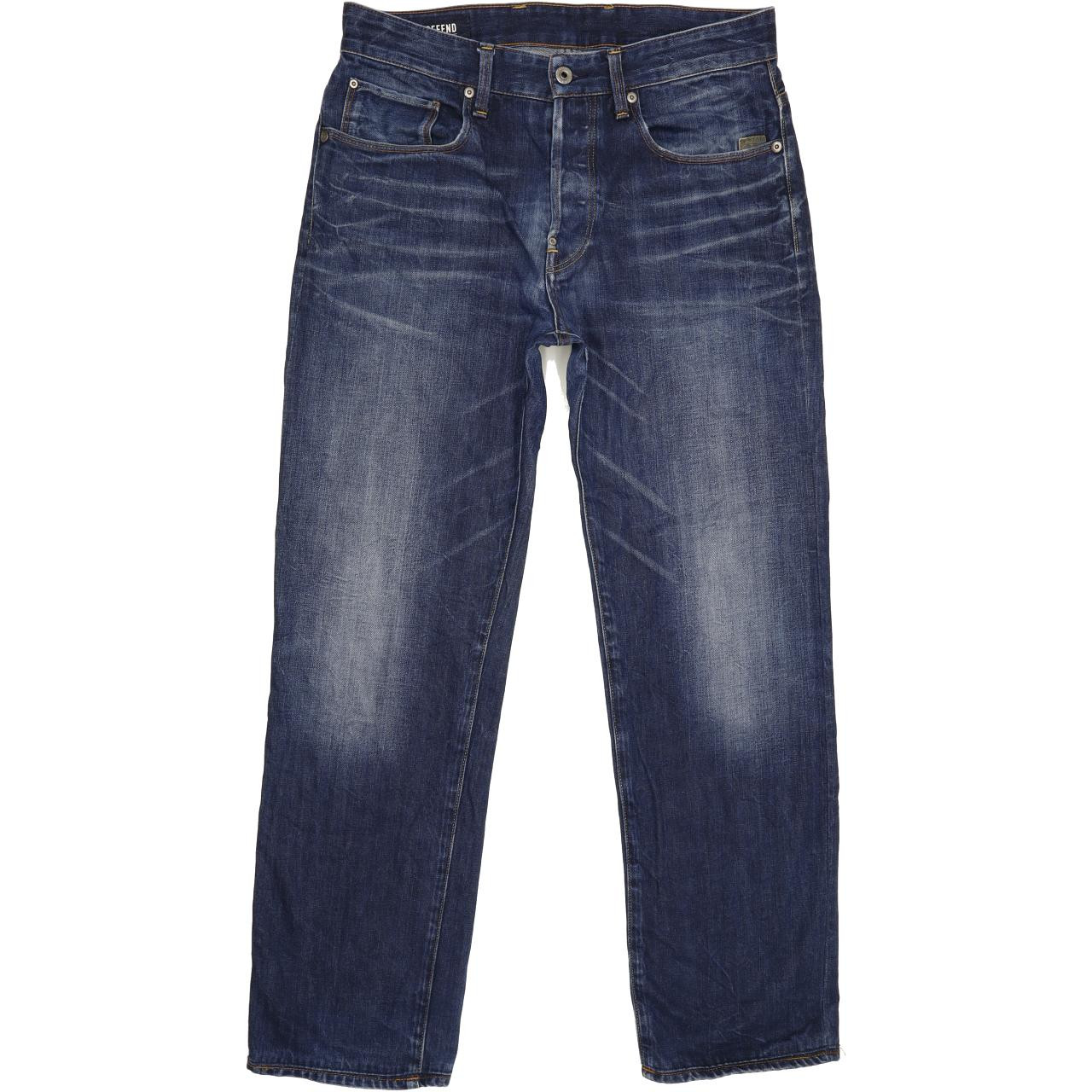 G-Star Blue Straight Loose Jeans W32 | Fabb Fashion