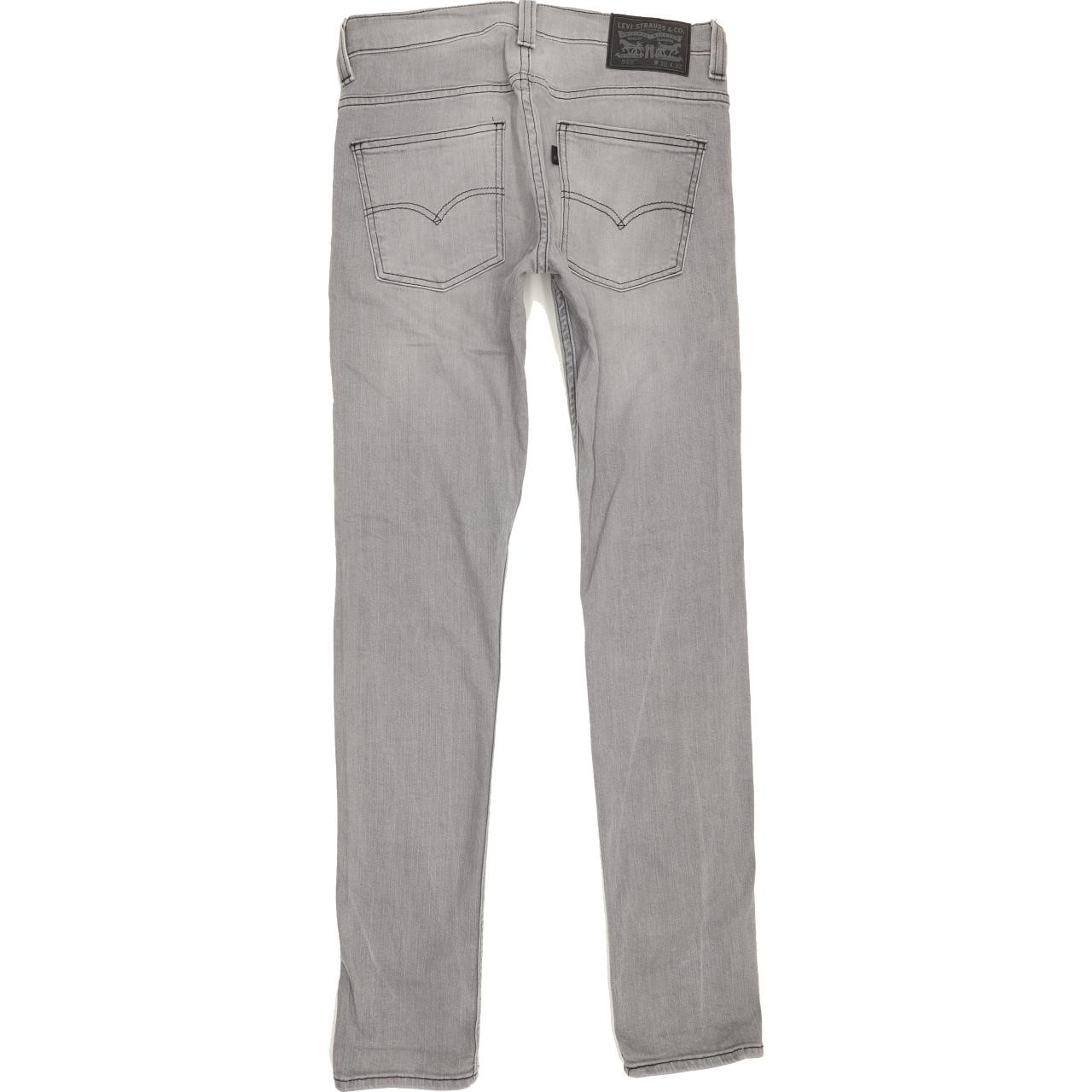 Levi's 510 Men Grey Skinny Slim Stretch Jeans W30 L32 | Fabb Fashion