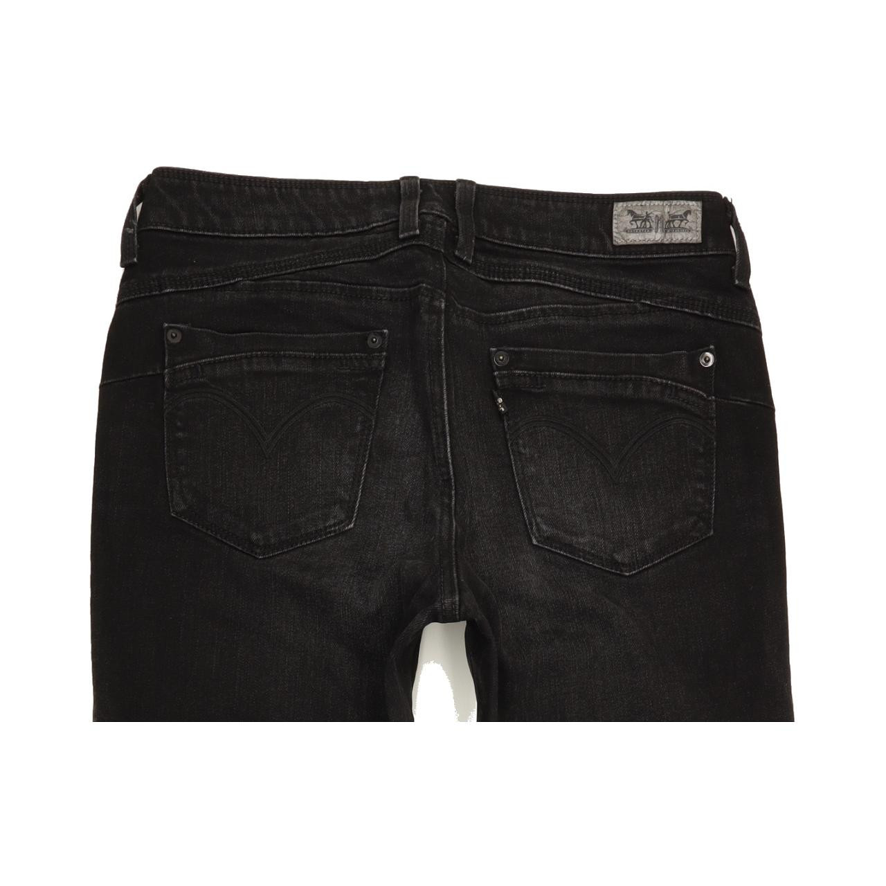 Levi's Flatters & Flaunts Women Black Skinny Slim Stretch Jeans W29 L31 |  Fabb Fashion