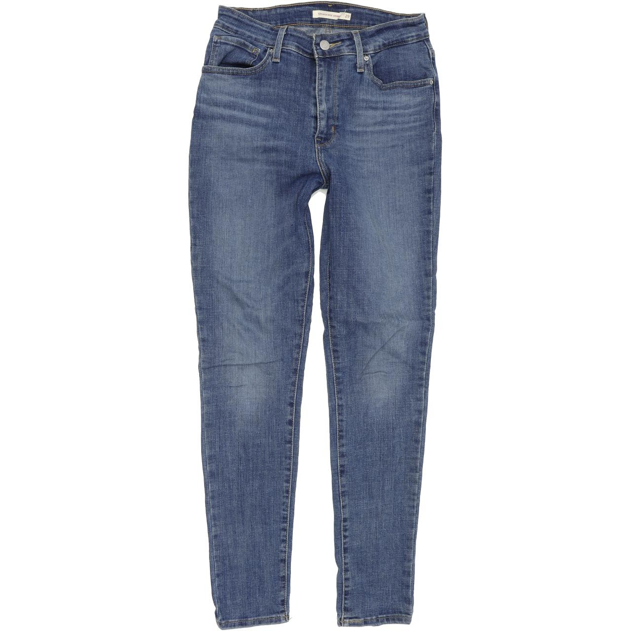 Levi's 721 High Rise Women Blue Skinny Slim Stretch Jeans W29 L30 | Fabb  Fashion