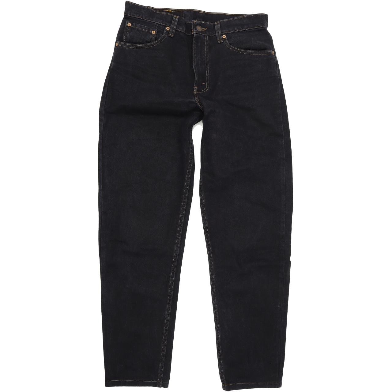 Levi's high waist mom jeans in black