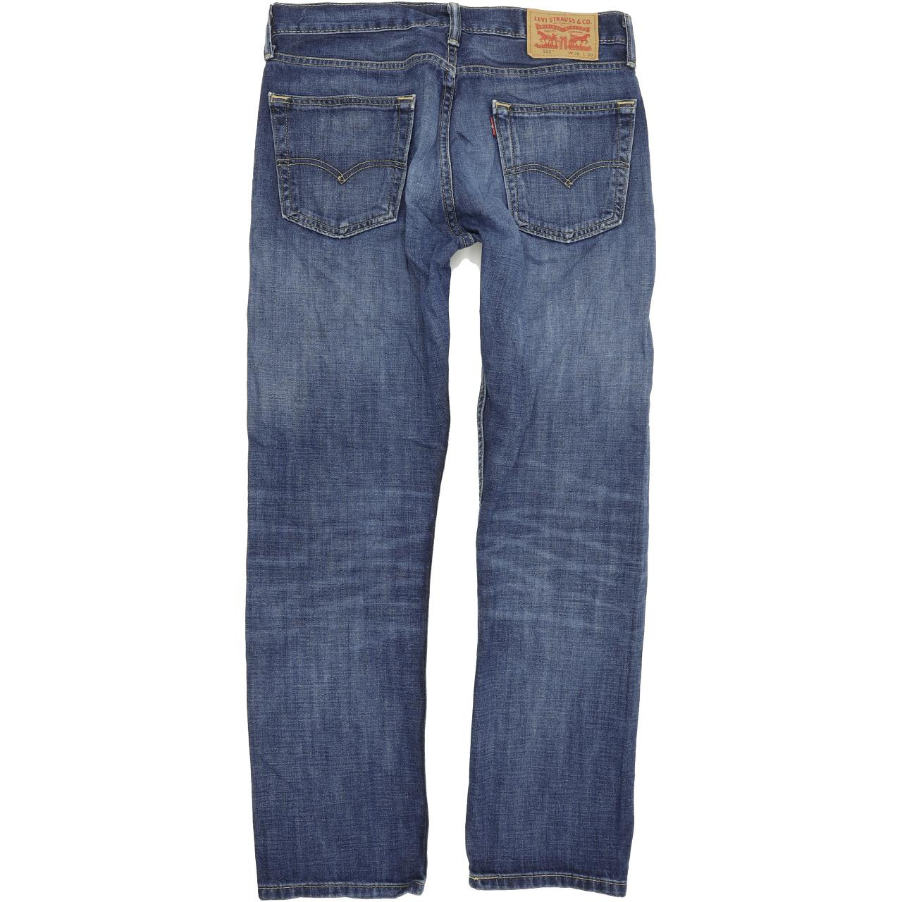 Levi's 513 Men Blue Skinny Slim Jeans W32 L29 | Fabb Fashion