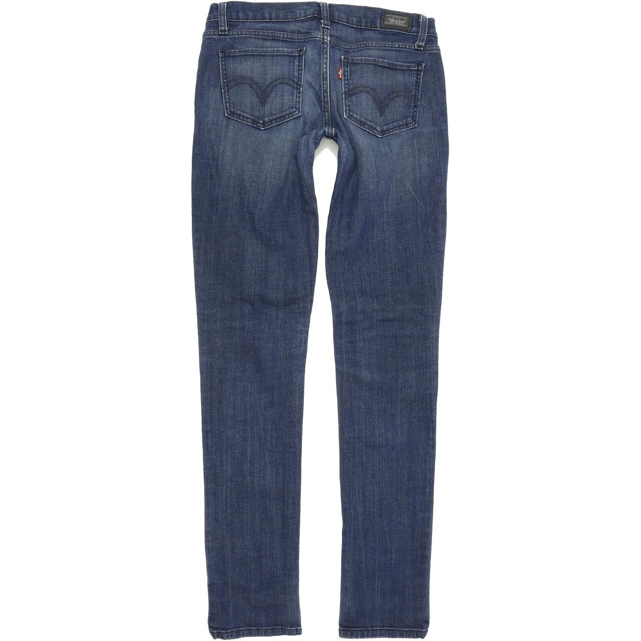Levi's 542 Women Blue Skinny Slim Stretch Jeans W29 L34 | Fabb Fashion