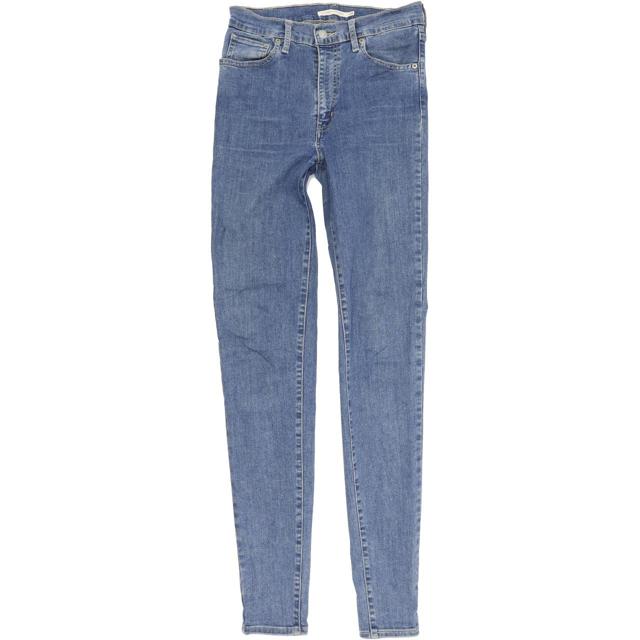 Levi's Mile High Super Women Blue Skinny Slim Stretch Jeans W28 L32 | Fabb  Fashion