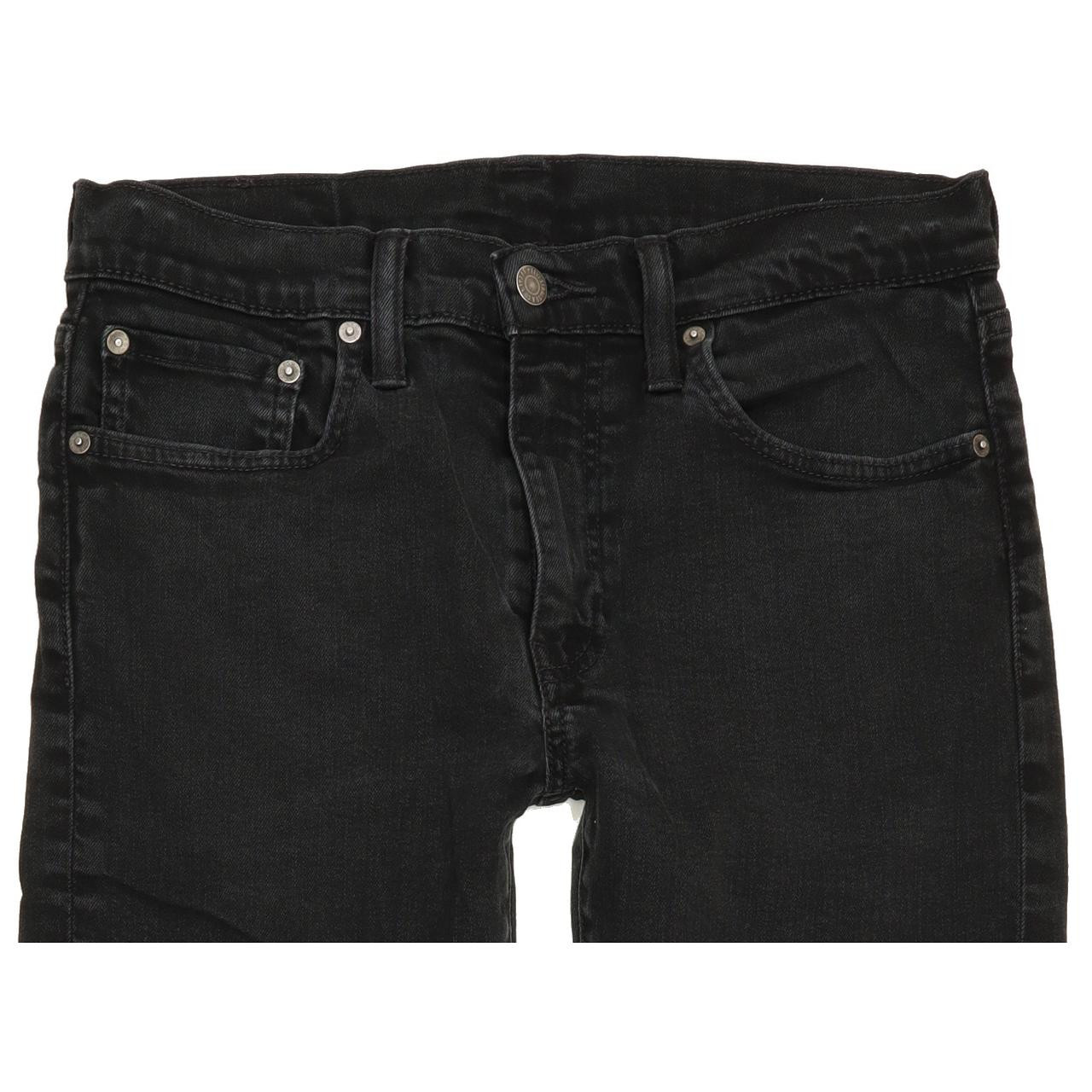 Levi's 512 Men Black Tapered Slim Stretch Jeans W32 L27 | Fabb Fashion