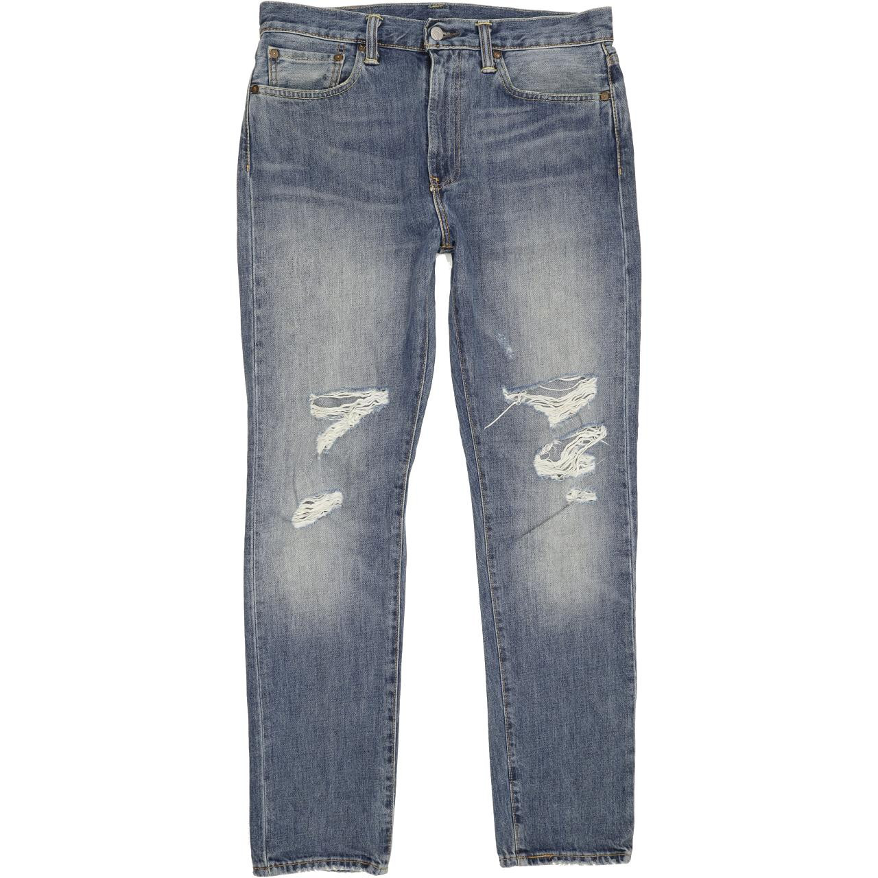 Levi's 522 Men Blue Straight Regular Jeans W32 L31 | Fabb Fashion