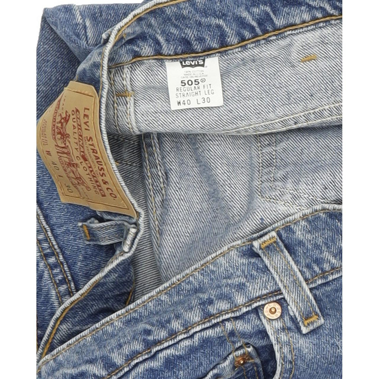 【ぼびちゃん様専用他の方購入不可ですLevi's】505USA-LEVI Vintage Levis 505 USA Red Tag Blue Denim High Waisted Jean 37 X 32