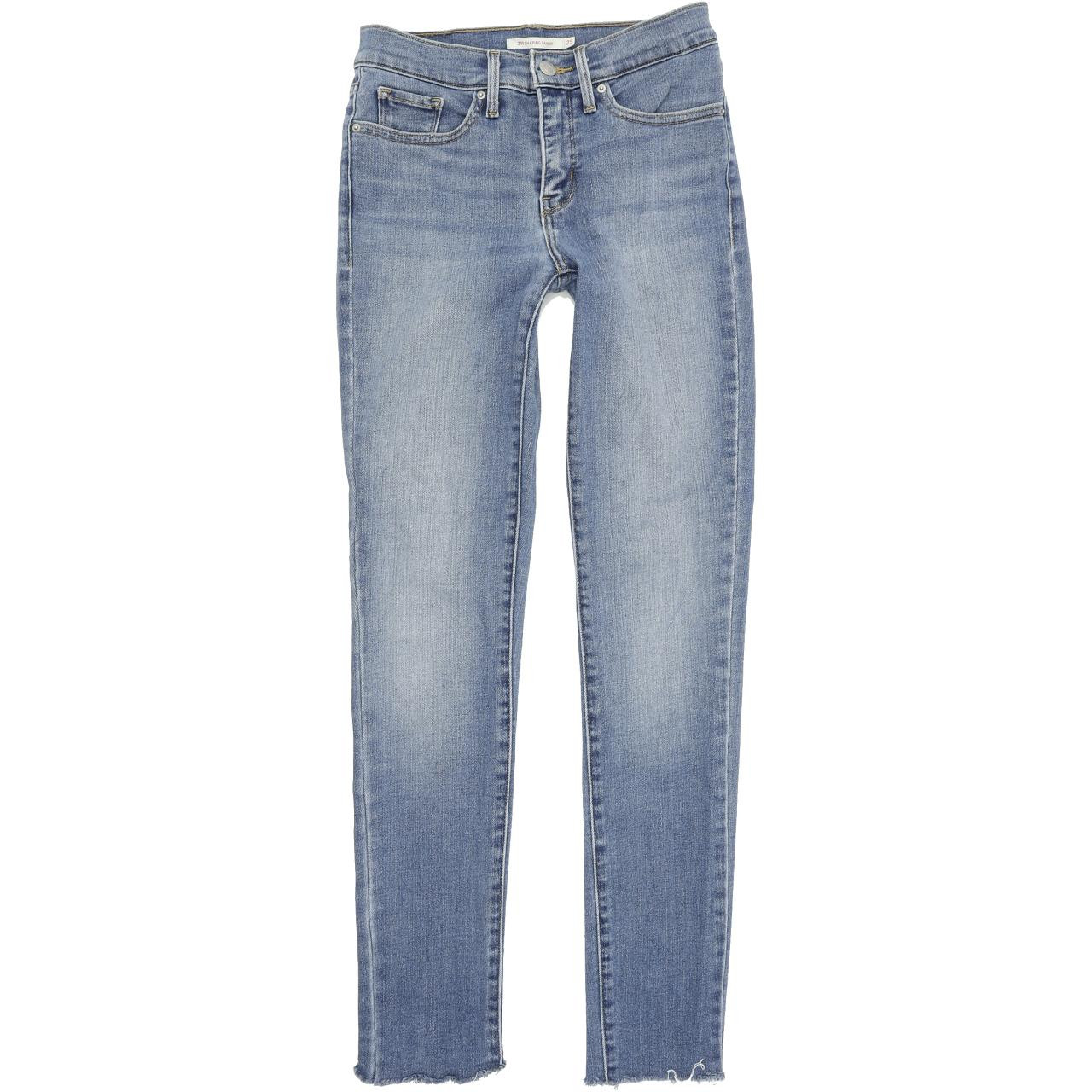 Levi's 311 Shaping Women Blue Skinny Slim Stretch Jeans W25 L29 | Fabb  Fashion