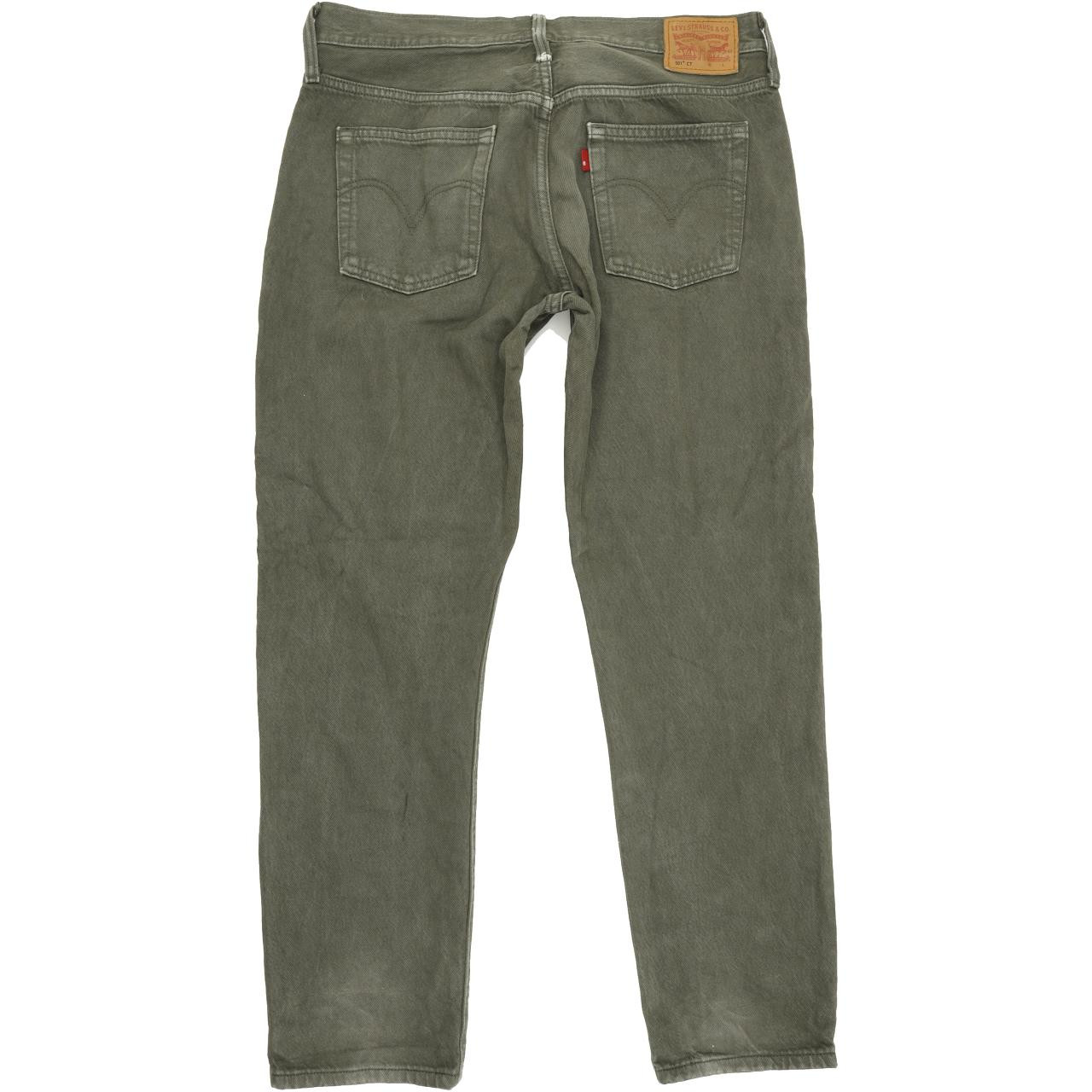 Levi's 501 Women Khaki Straight Regular Jeans W30 L30 | Fabb Fashion