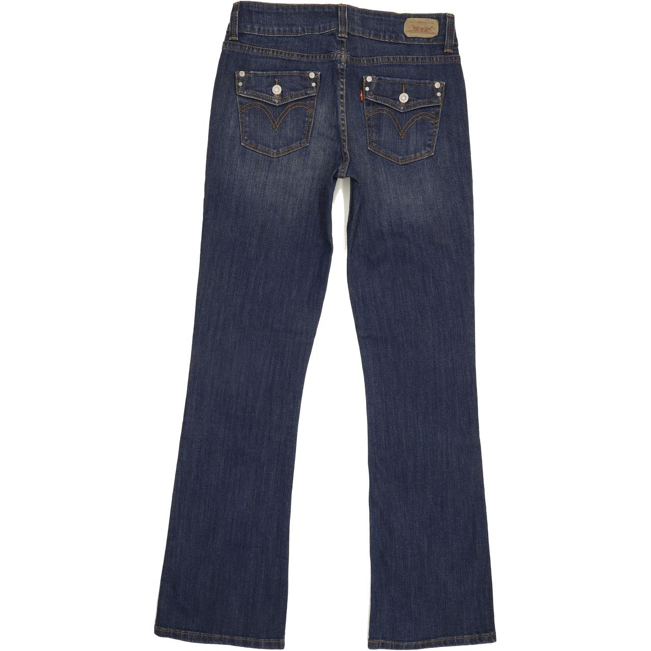 Levi's 526 Women Blue Bootcut Regular Stretch Jeans W28 L31 | Fabb Fashion