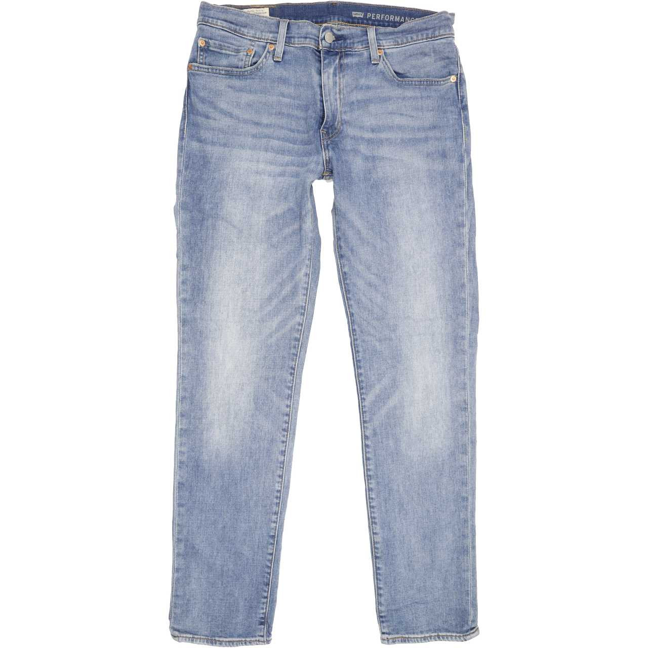 Levi's 511 Men Blue Straight Slim Stretch Jeans W33 L32 | Fabb Fashion