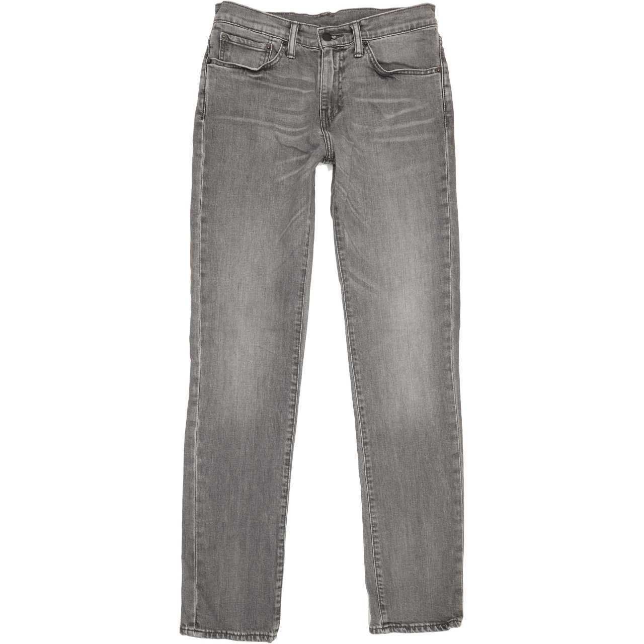 Levi's 511 Men Grey Straight Slim Jeans W31 L34 | Fabb Fashion