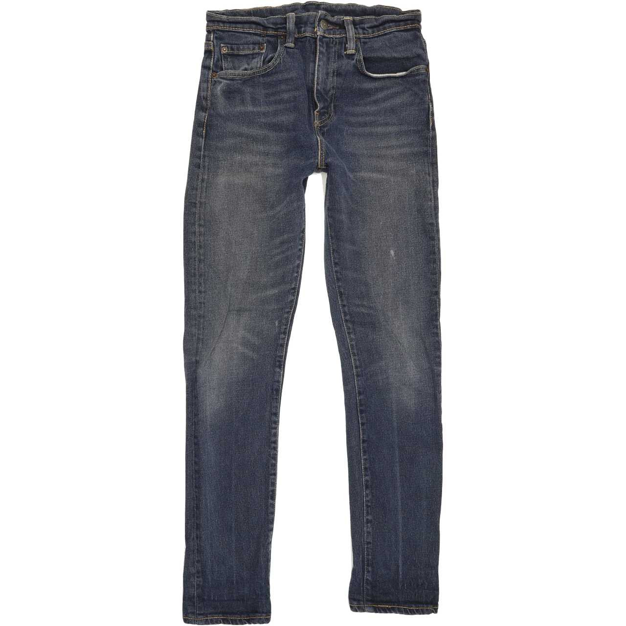Levi's 522 Men Blue Tapered Slim Stretch Jeans W28 L30 Fabb Fashion
