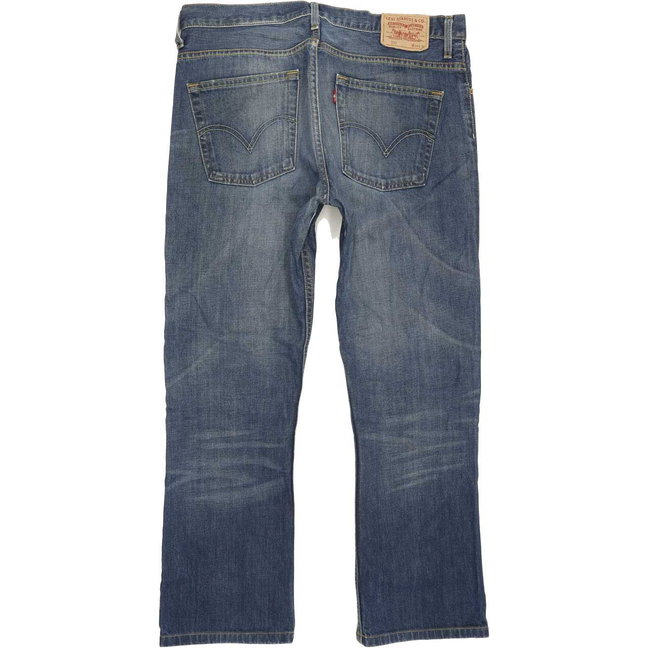 Levi's 507 Men Blue Bootcut Regular Jeans W36 L29 | Fabb Fashion