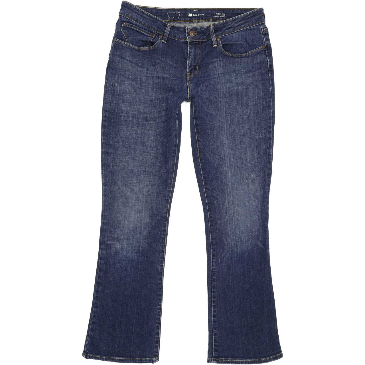 Levi's Bold Curve Women Blue Bootcut Slim Stretch Jeans W30 L30 | Fabb  Fashion