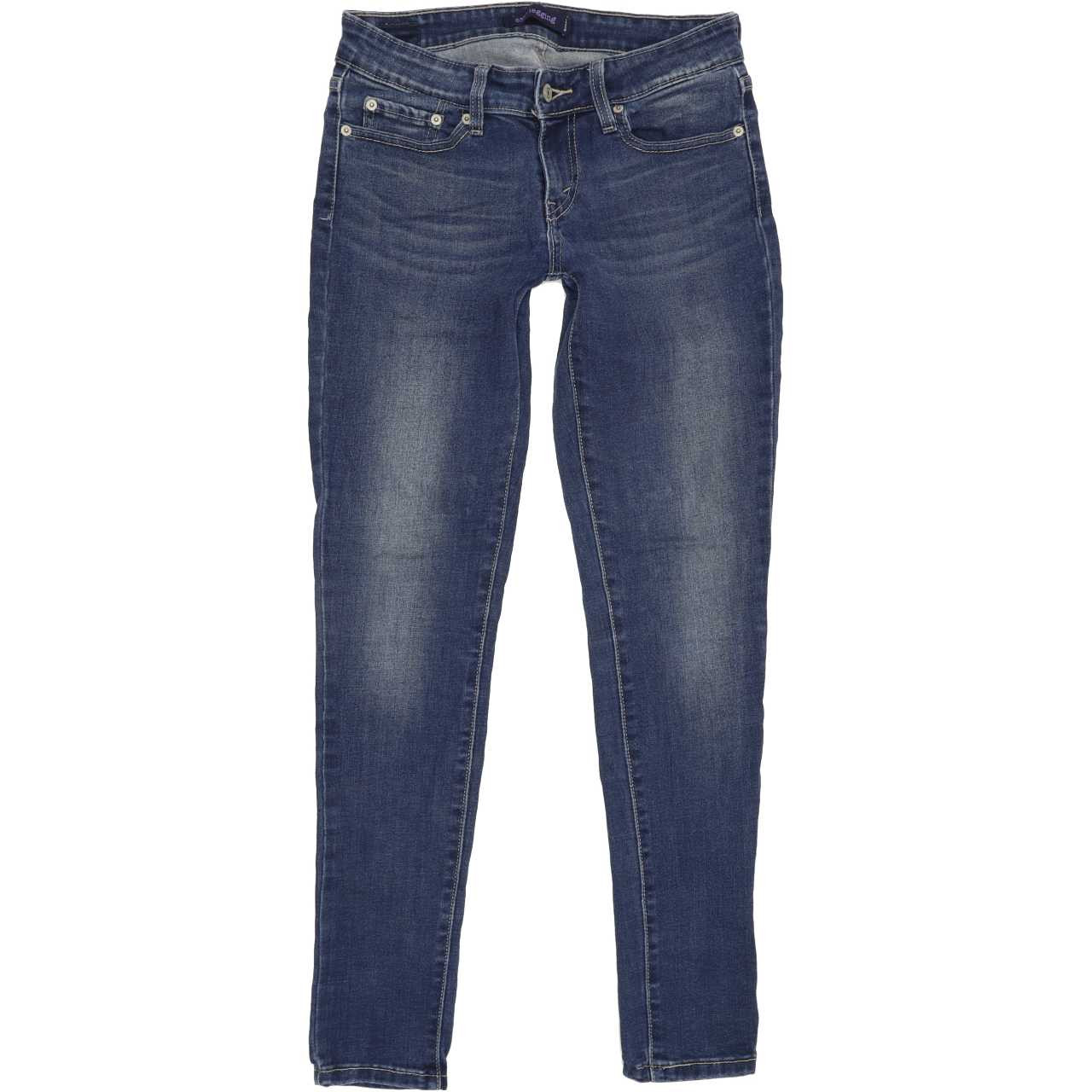 Levi's 535 Legging Women Blue Skinny Slim Stretch Jeans W26 L29 | Fabb  Fashion