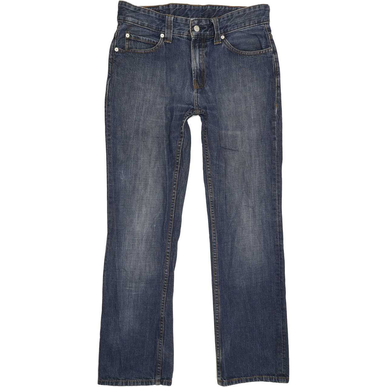 Levi's 506 Men Blue Straight Regular Jeans W33 L31 | Fabb Fashion