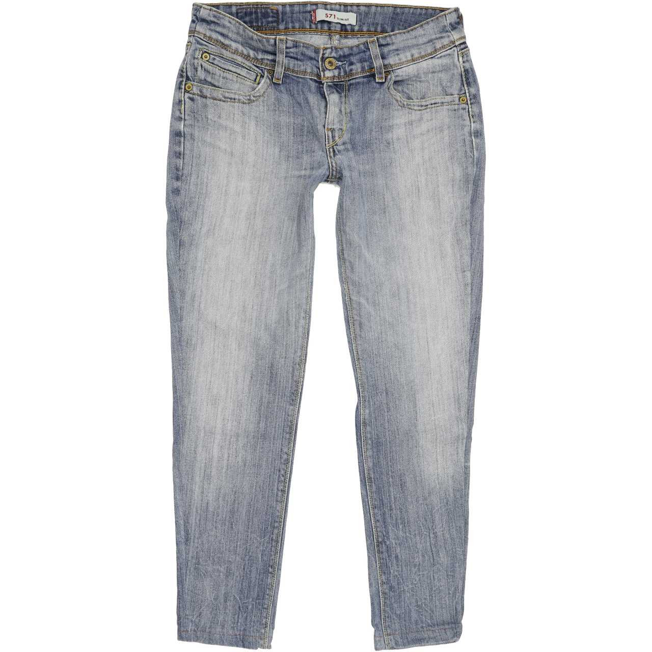 Womens Levi Levi 571 Jeans Levi's 571 Women Blue Skinny Slim