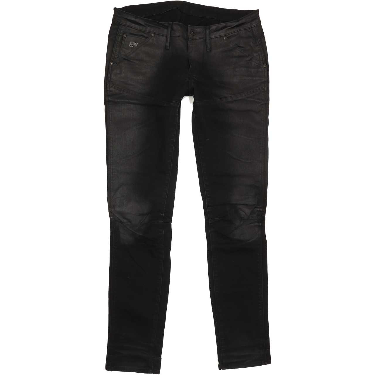 G-Star 5620 Women Black Tapered Slim Stretch Jeans W32 L31