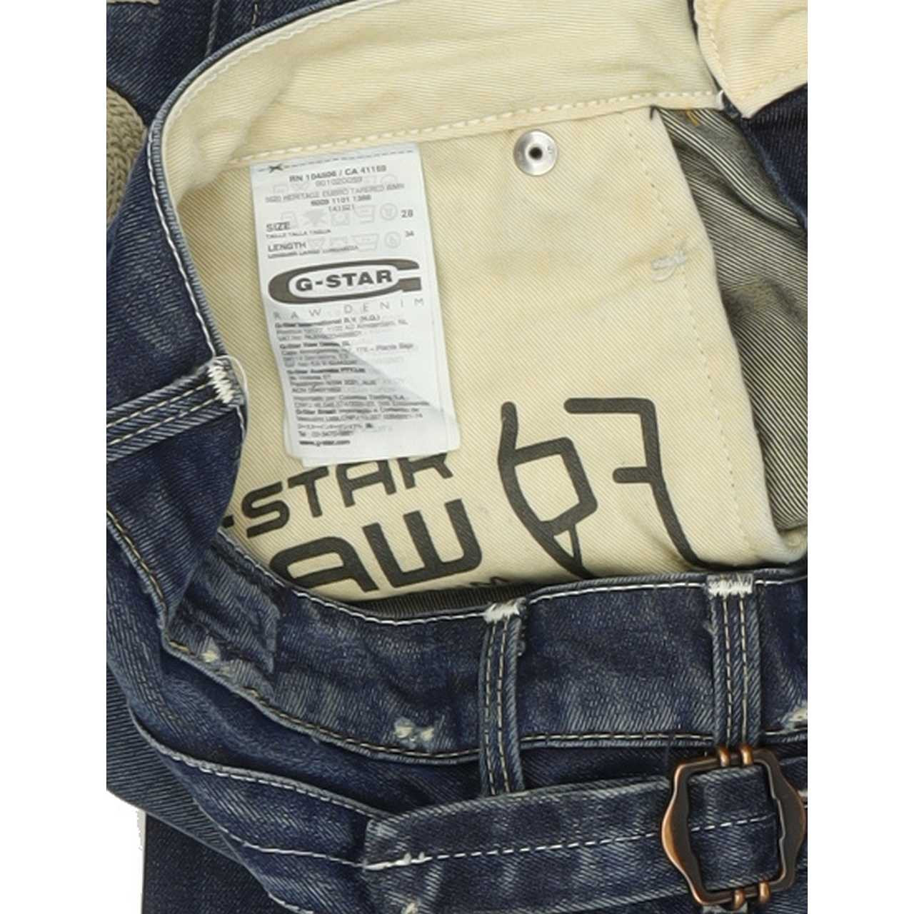G-Star 5620 Heritage Embro Women Beige Tapered Regular Jeans ...