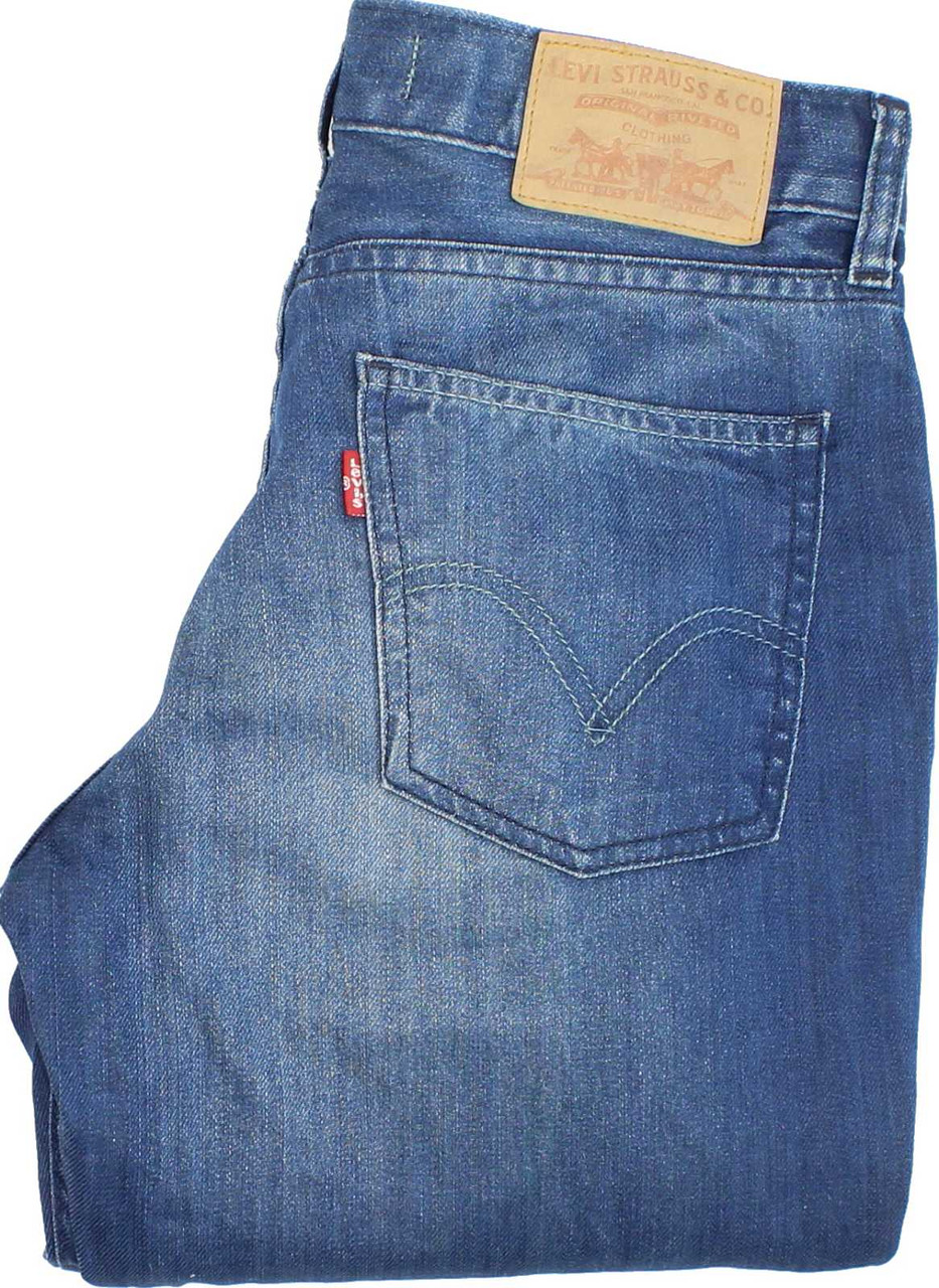 Levi's 528 Womens Blue Straight Jeans W28 L32 | Fabb Fashion