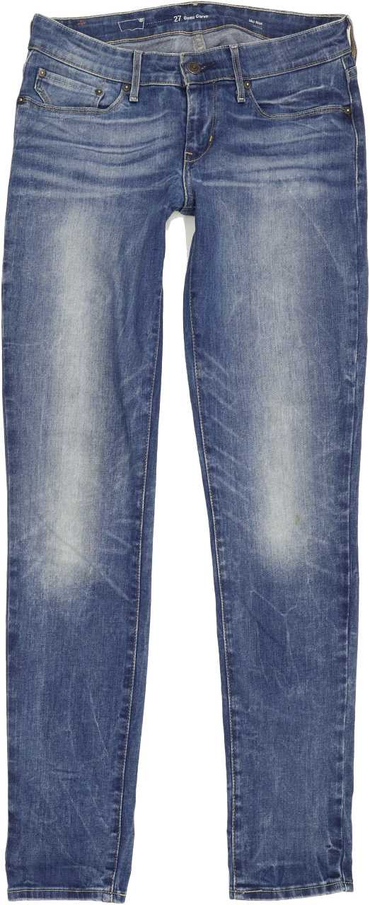 Levi's Demi Curve Women Blue Skinny Slim Stretch Jeans W27 L31