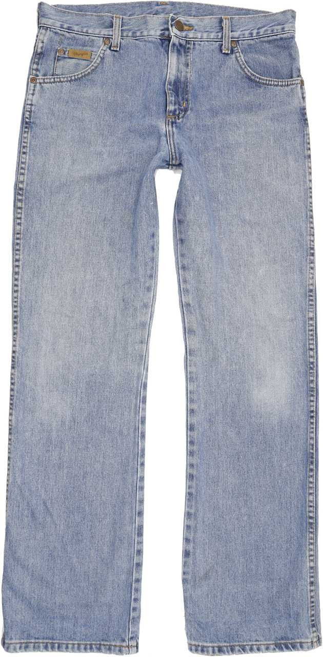 Wrangler Men Blue Straight Regular Jeans W32 L32 | Fabb Fashion