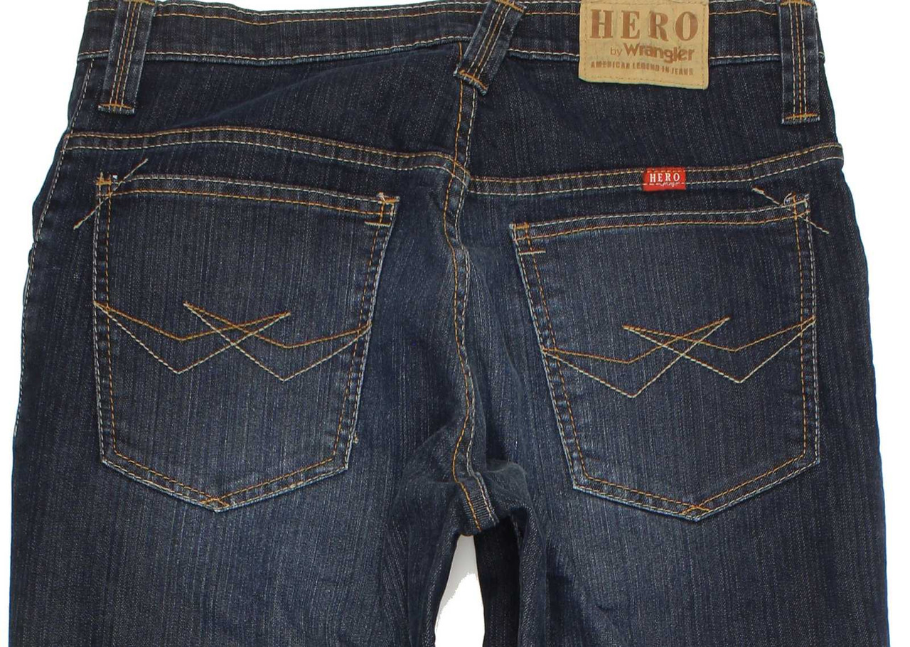 Wrangler Hero Mens Blue Straight Jeans W32 L32 | Fabb Fashion