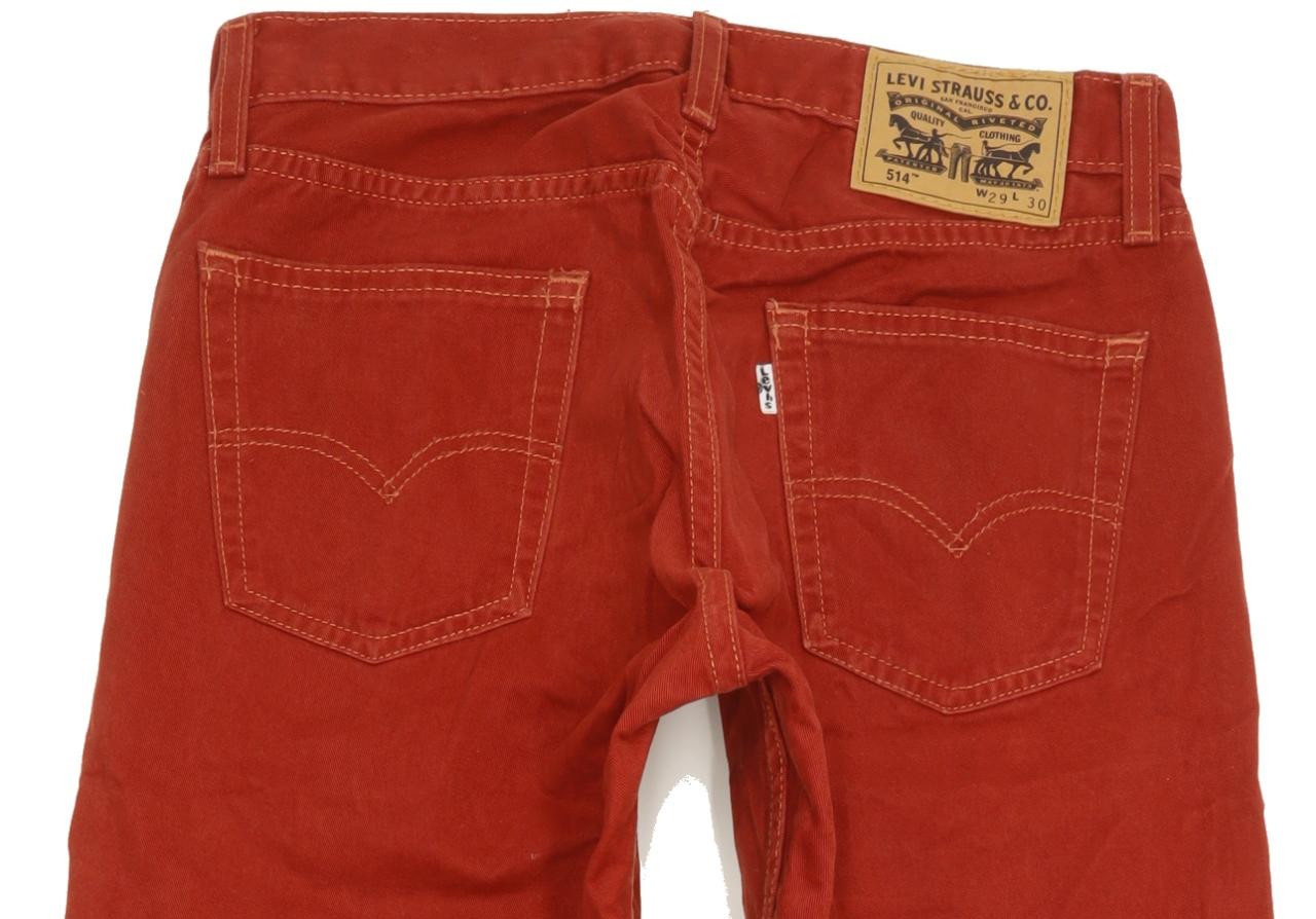 Mens Jeans Dark Blue Levis 501 Jeans Levis L32 Levi''s RED