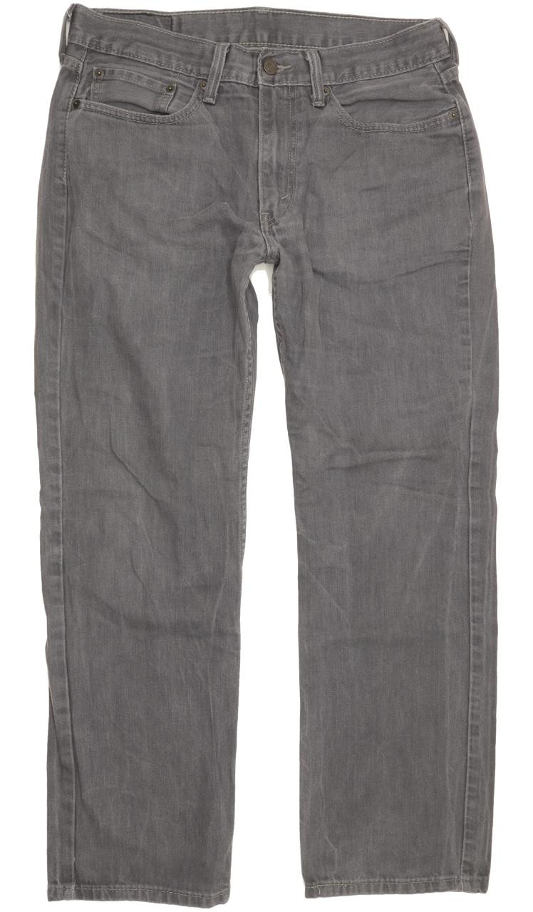 Levi's 514 Men Grey Straight Slim Jeans W33 L28 Fabb Fashion