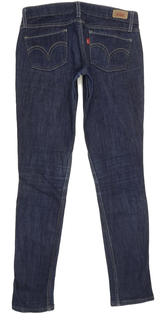 Levi's 524 Women Blue Skinny Slim Stretch Jeans W28 L30