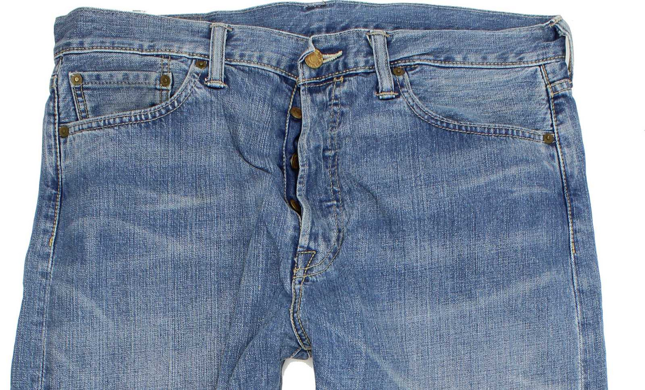 Levi's 562 Mens Blue Straight Jeans W33 L29 | Fabb Fashion