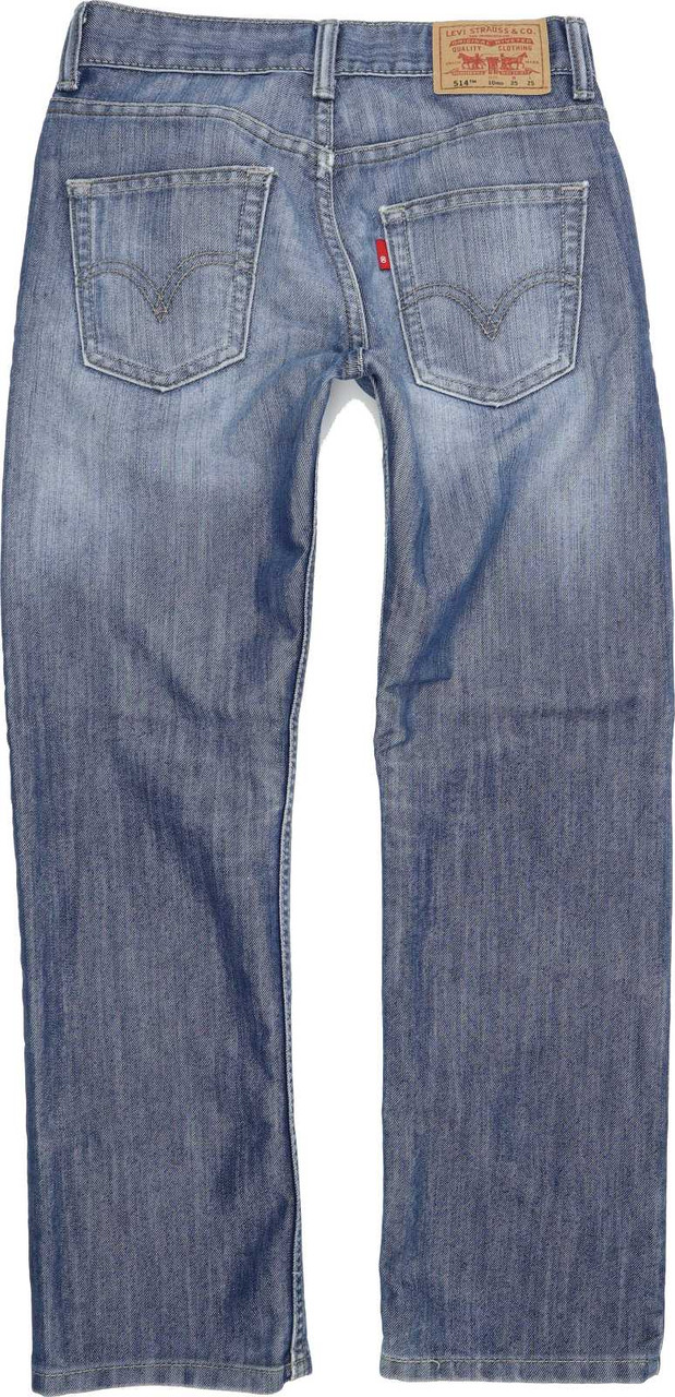 Levi's 514 Men Blue Straight Slim Jeans W25 L25 | Fabb Fashion