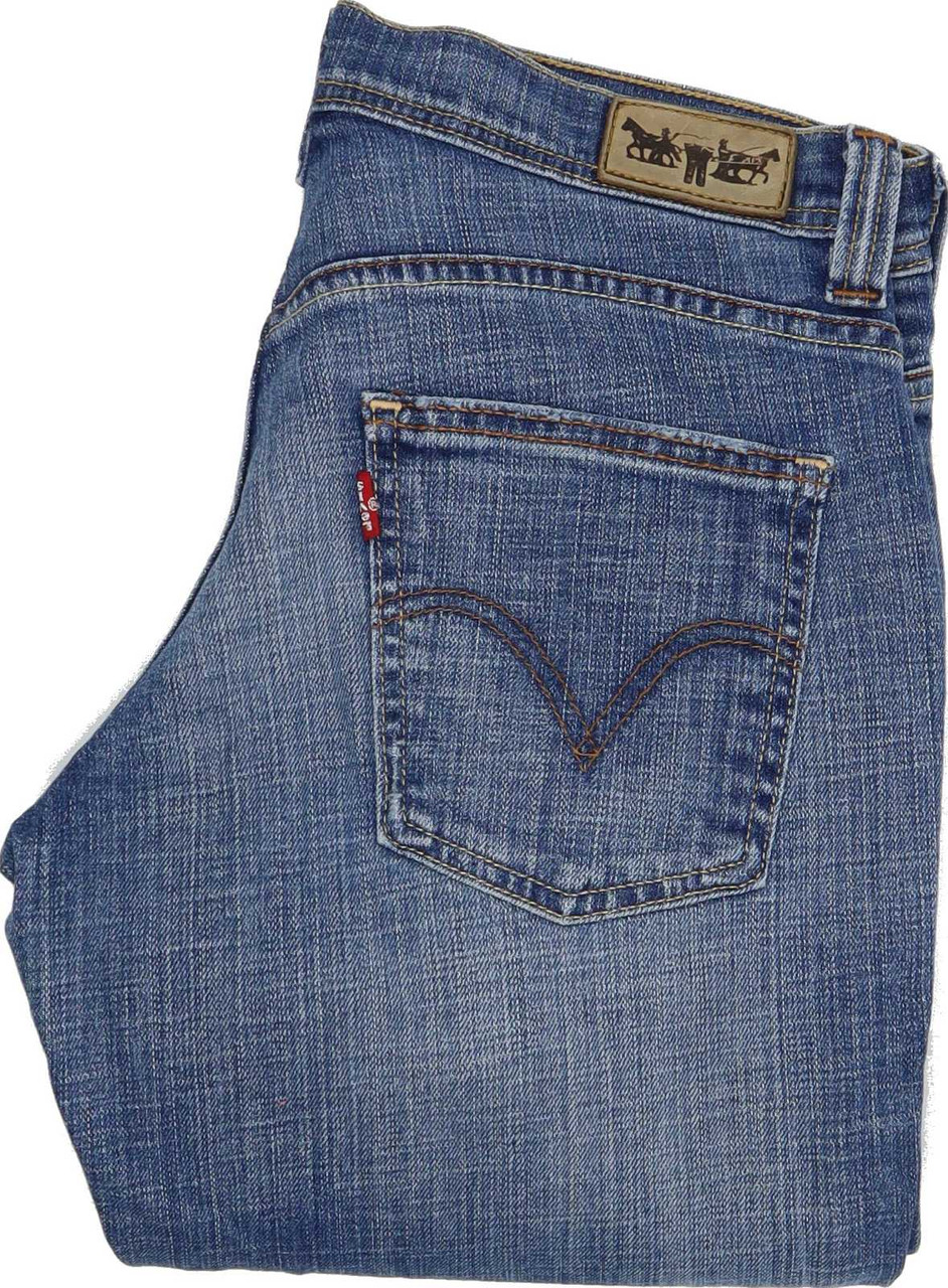 Levi's 524 Women Blue Bootcut Regular Stretch Jeans W30 L32 | Fabb Fashion