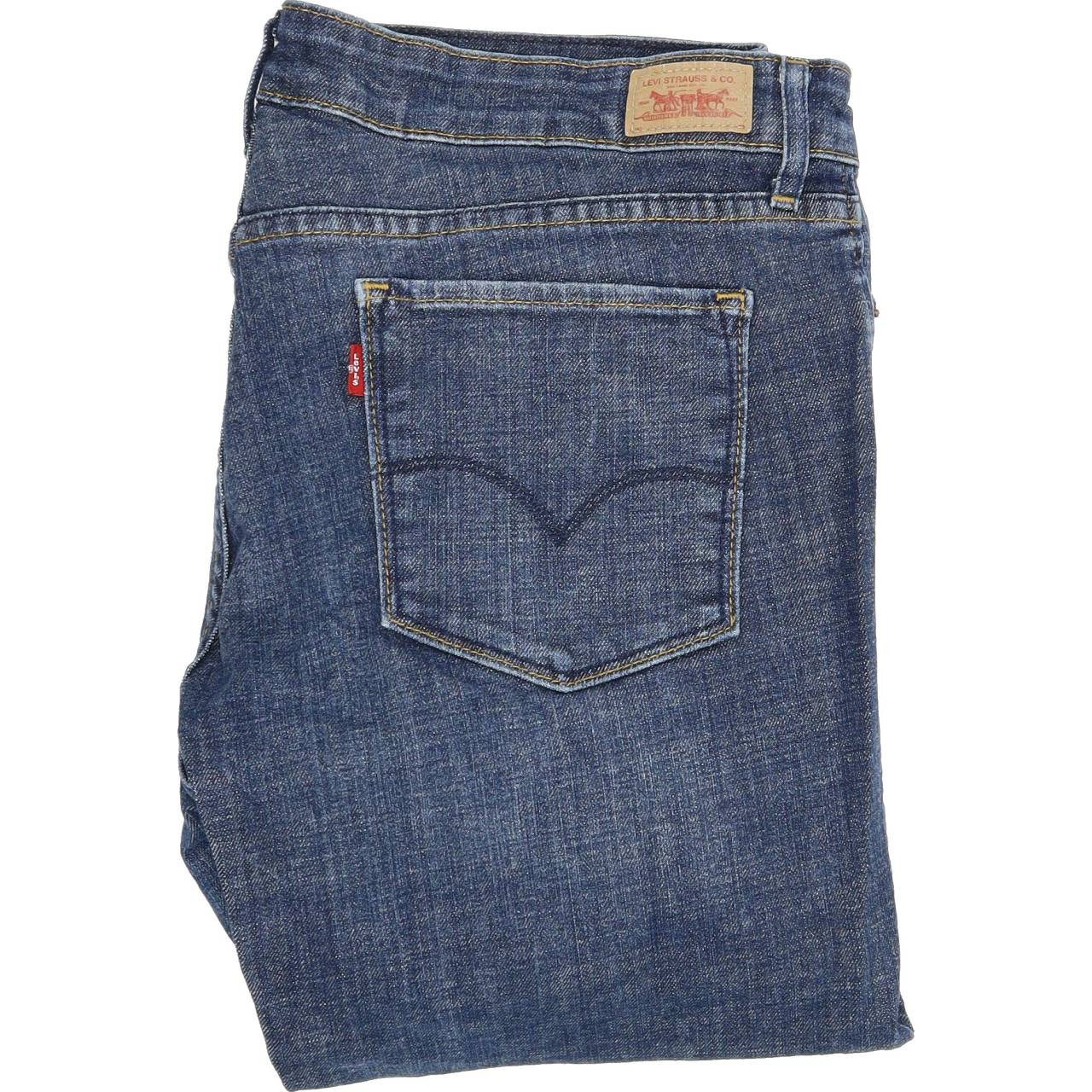 Levi's 531 Women Blue Skinny Slim Stretch Jeans W32 L33 | Fabb Fashion
