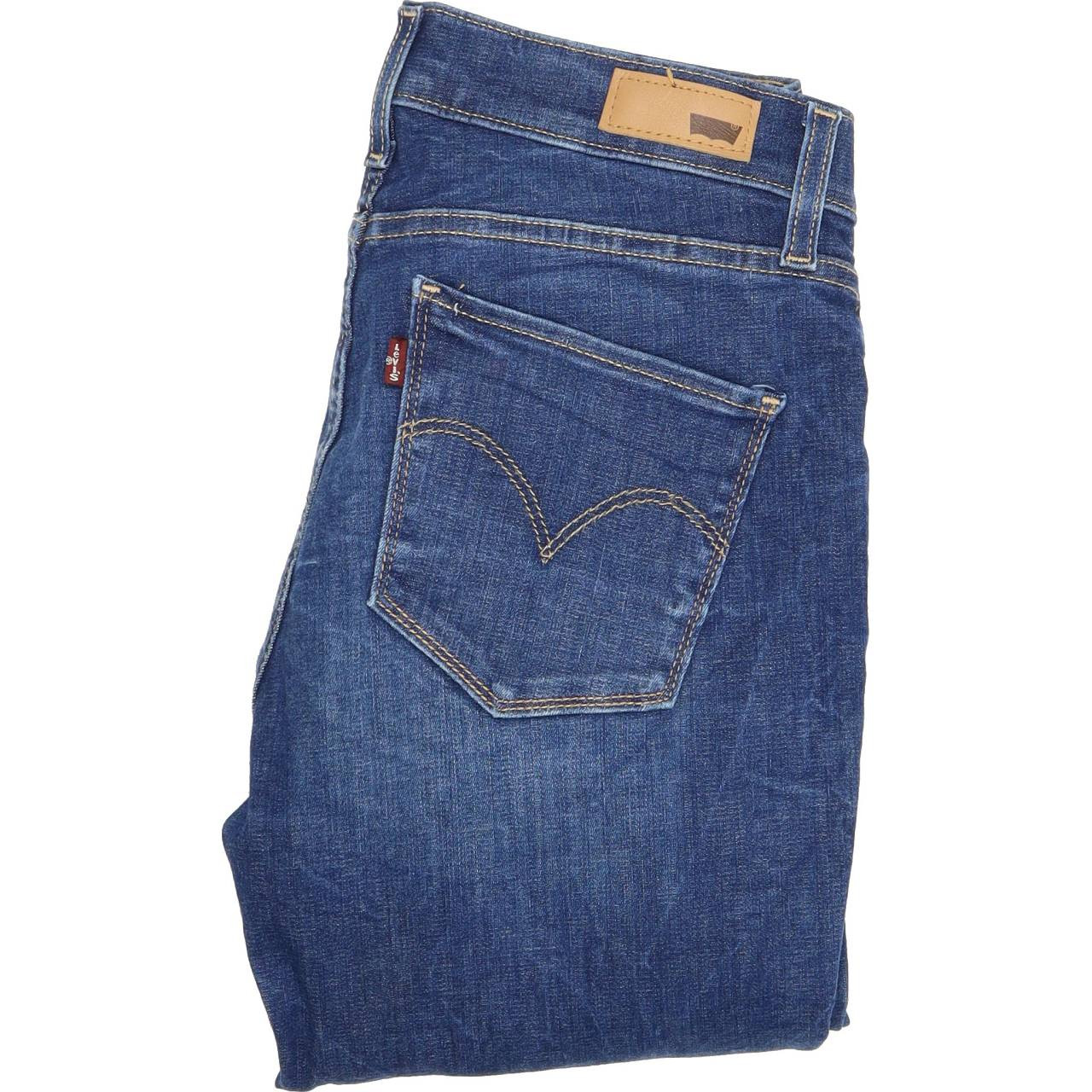 Levi's Women Blue Skinny Slim Stretch Jeans W28 L30 | Fabb Fashion