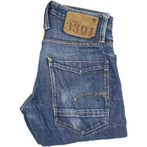 G-Star Victor Straight Regular W31 L32 Jeans in Good used condition with some snags and small hole to the right knee. Fast & Free UK Delivery. Buy with confidence from Fabb Fashion. image 1