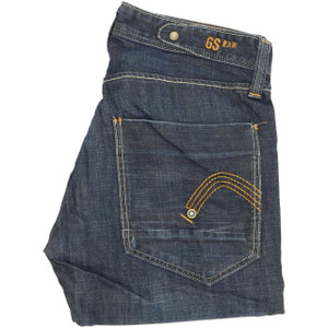 G-Star Reese Straight Regular W32 L32 Jeans in Good used conditionplease note the legs have been unprofeshionally taken up to 32". Fast & Free UK Delivery. Buy with confidence from Fabb Fashion. image 1