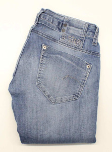 G-Star Midge Womens Blue Straight Stretch Jeans W28 L32 image 1