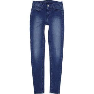 Levi's 710 Women Blue Skinny Slim Stretch Jeans W25 L30 | Fabb Fashion