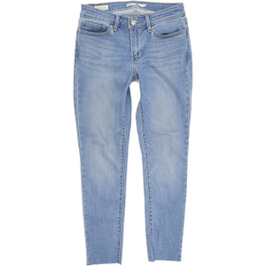 Levi's 711 Skinny Slim W27 L26 Jeans in Good used conditionplease note the legs have been shortened and left raw. Fast & Free UK Delivery. Buy with confidence from Fabb Fashion. image 1