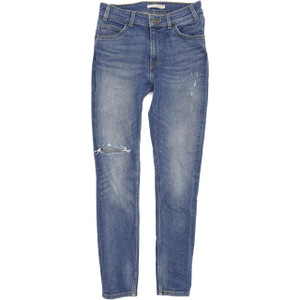 Levi's 721 Skinny Slim W27 L30 Jeans in Good used conditionwith rip to right knee. Fast & Free UK Delivery. Buy with confidence from Fabb Fashion. image 1