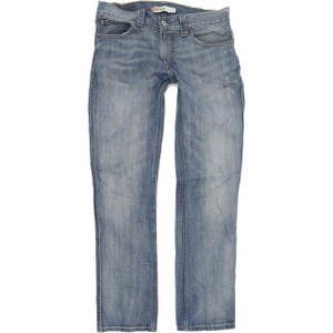 Levi's 511 Men Blue Straight Slim Stretch Jeans W34 L34 | Fabb Fashion