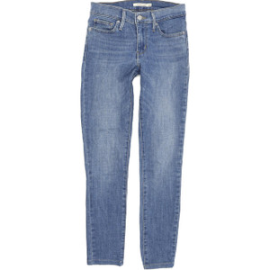 Levi's Slimming  Skinny Slim W25 L28 Jeans in Very good used conditionplease note the legs have been shortened to 28" . Fast & Free UK Delivery. Buy with confidence from Fabb Fashion. image 1