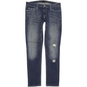 Levi's 524 Superlow Women Blue Straight Slim Stretch Jeans W26 L32 | Fabb  Fashion